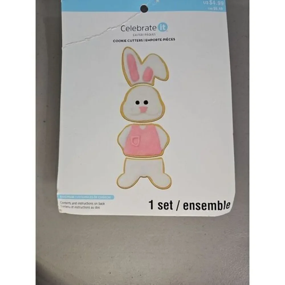 Celebrate it Easter Bunny Build Cookie‎ Cutter 1 Set - Build a Bunny